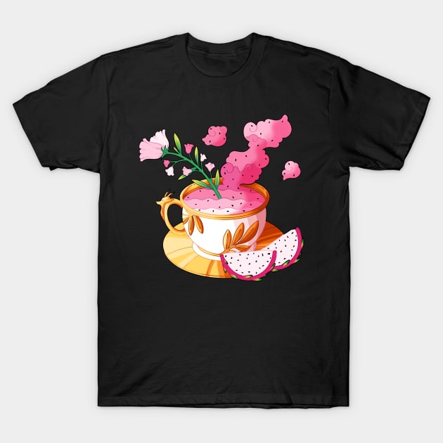 Dragonfruit Tea T-Shirt by MidnightTeashop
